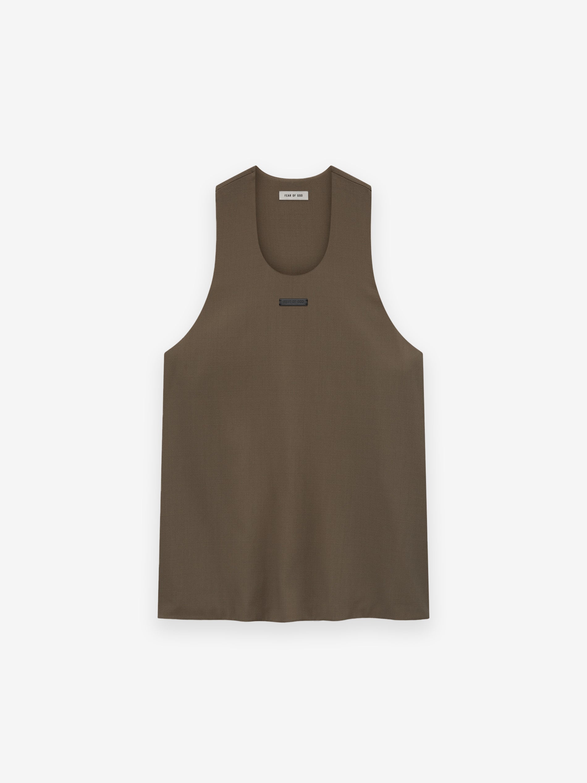 Fear of God Wool Double Layer Tank Top – Wood