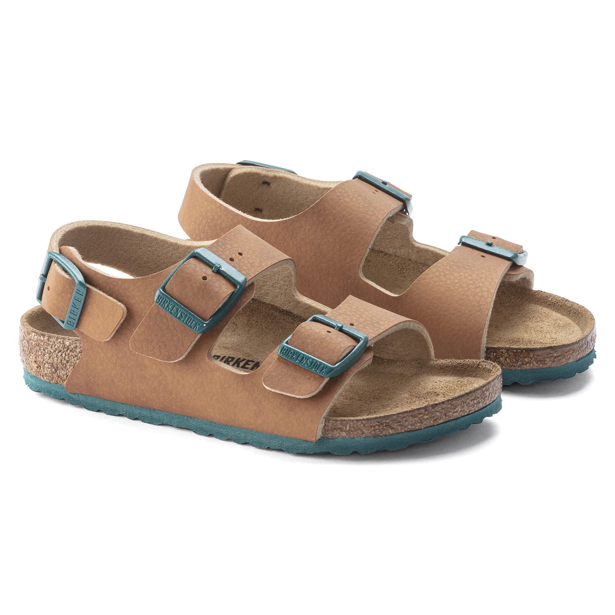 Birkenstock Milano Kids Birko-Flor – Brown Brown/Ginger Brown - view 4