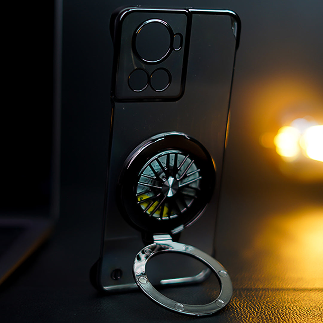 Million Cases OnePlus 10R Crystal Clear Borderless Swivel Stand Case - view 10