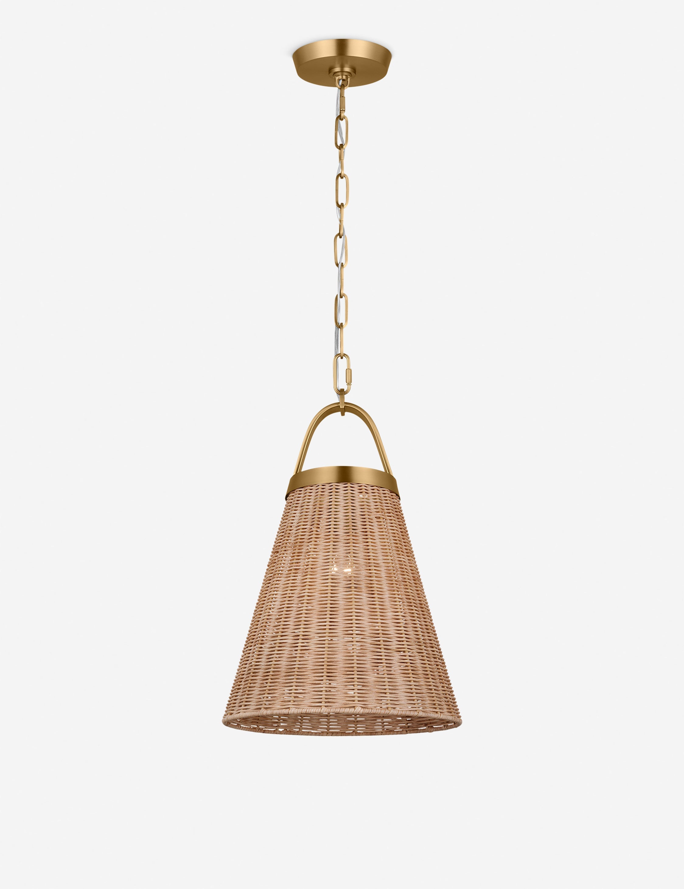 Lulu and Georgia Piala Pendant Light – Burnished Brass - view 4