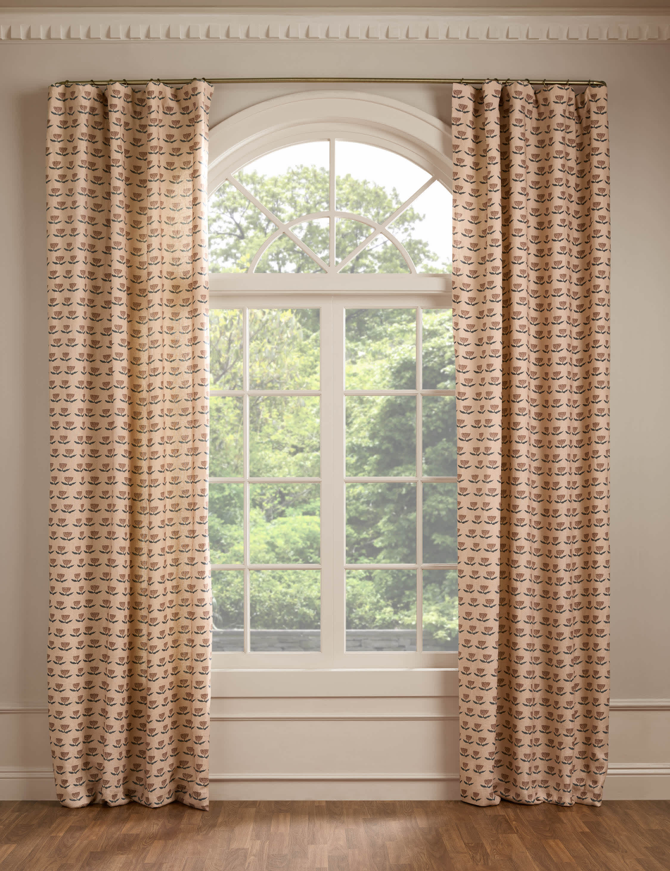 Lulu and Georgia Janna Linen Curtain Panel By Sarah Sherman Samuel