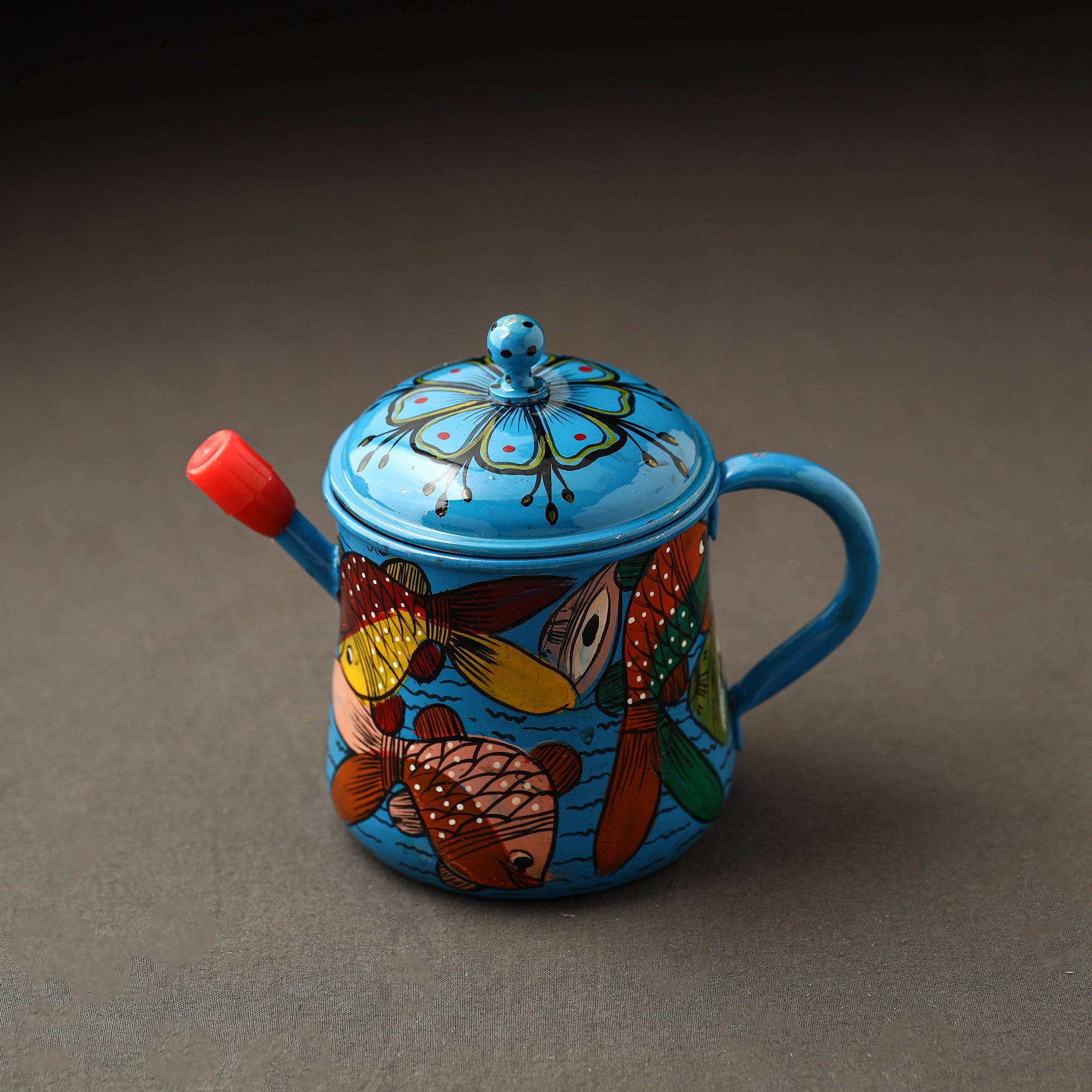AAYAAS Bengal Patua Handpainted Stainless Steel Oil Dispenser 24 - view 2