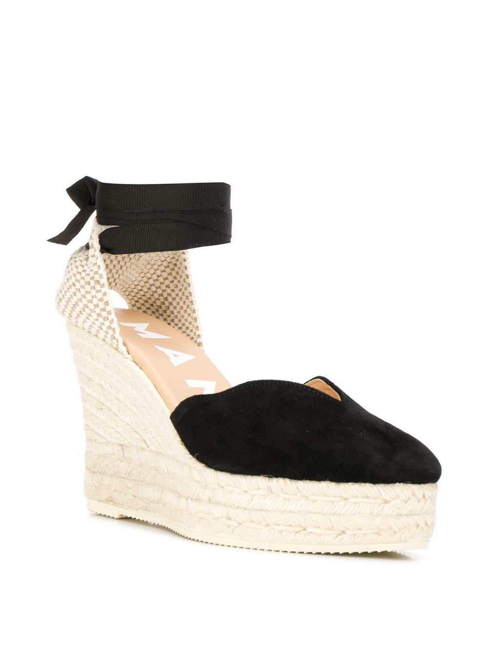 Manebí Manebi Hamptons Suede Heart-Shaped Wedge Espadrilles - view 2
