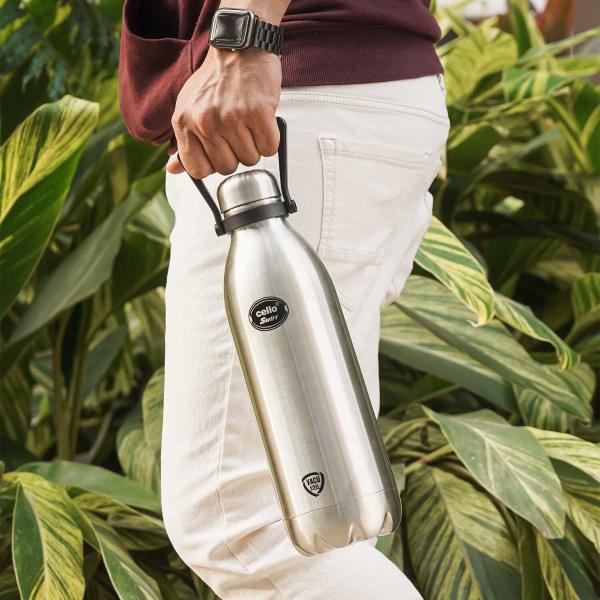 Cello Swift Flask, Vacusteel Water Bottle, 1500ml