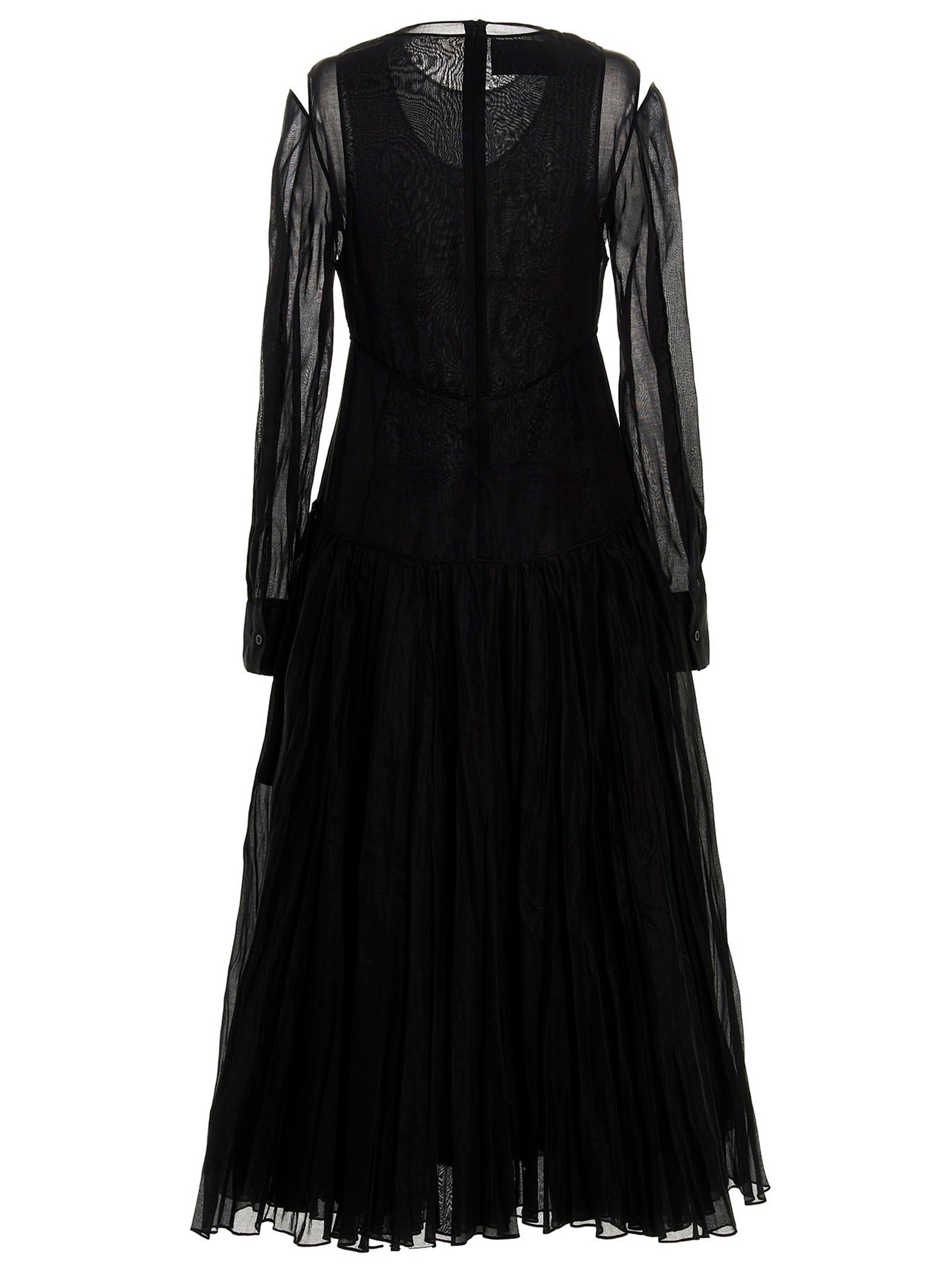 Jil Sander Pleated Skirt Dress – 100% cotton - view 2