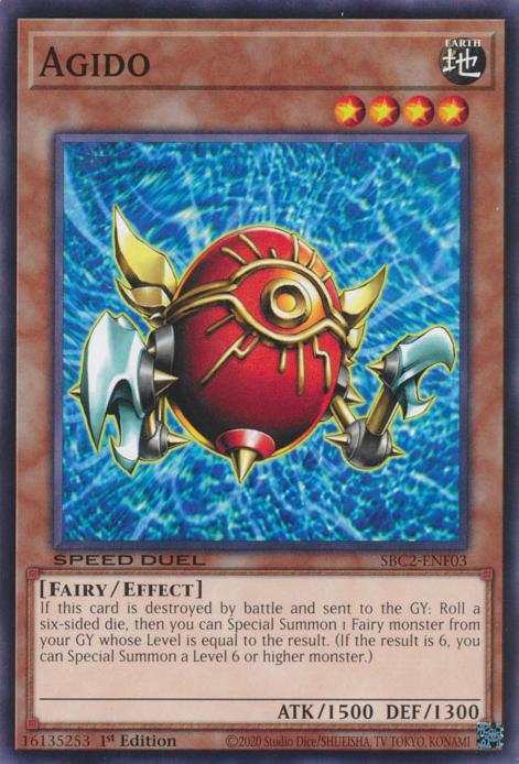 Yu-Gi-Oh! Agido - SBC2-ENF03 - Common - 1st Edition