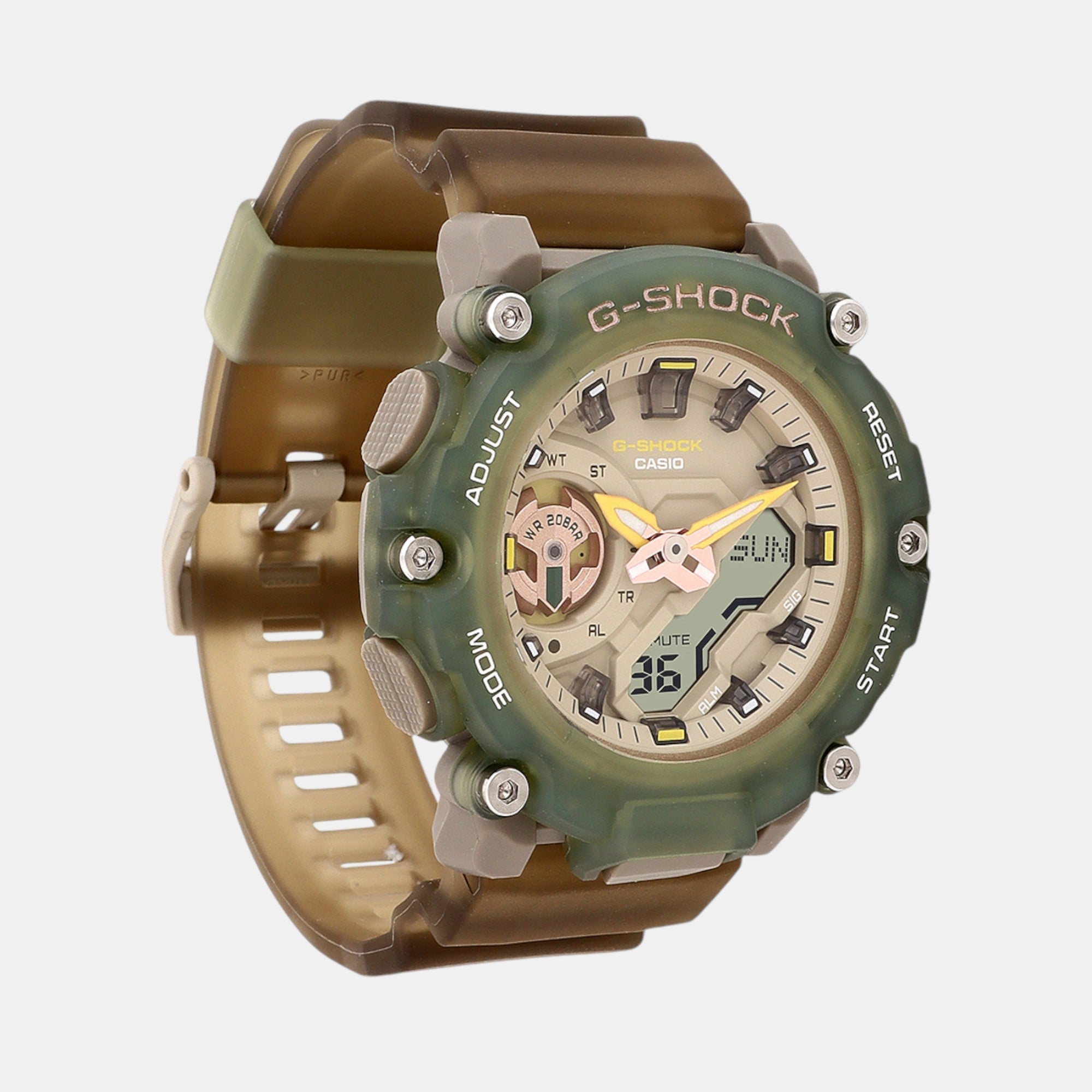 Casio G-Shock Women Quartz Green Dial Analog-Digital Resin Watch G1421 - view 3