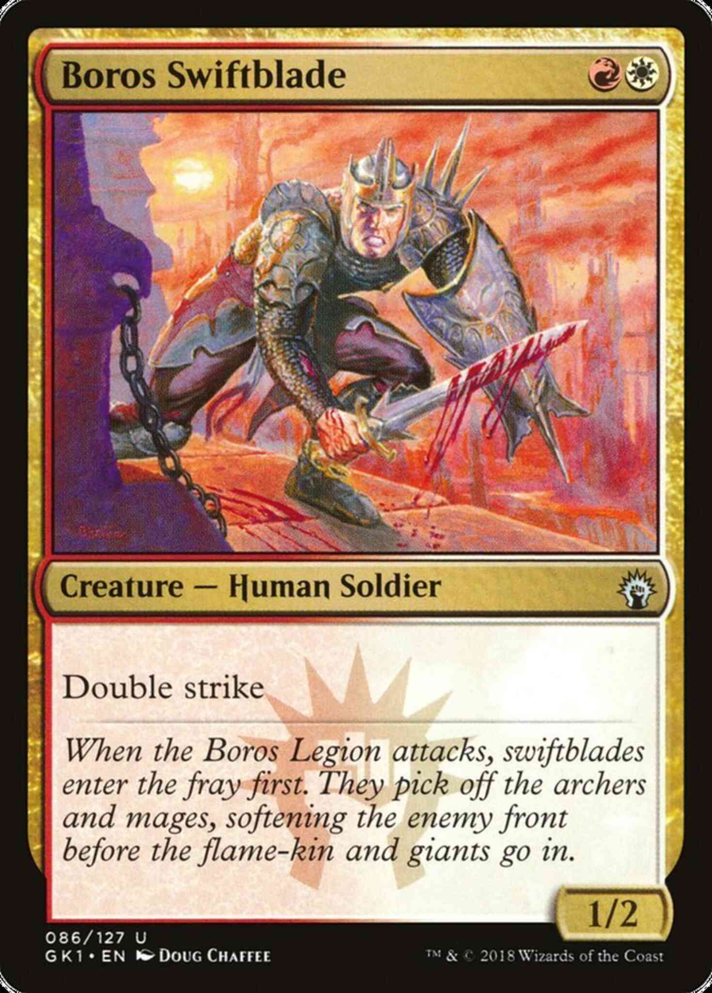 Boros swiftblade 86 – Magic Boros Swiftblade [86] [GRN Guild Kit] [Non-Foil]