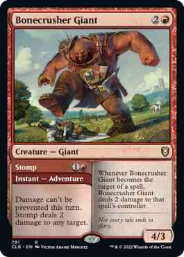 Bonecrusher giant stomp – Magic Bonecrusher Giant // Stomp [781] [Commander Legends: Battle for Baldur's Gate] [Non-Foil]