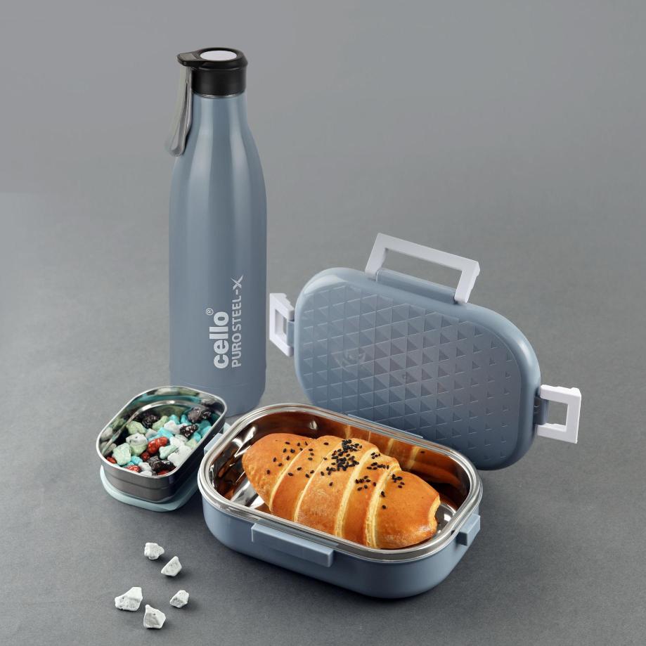 Cello Altro Neo Lunch Box & Water Bottle Set - view 5