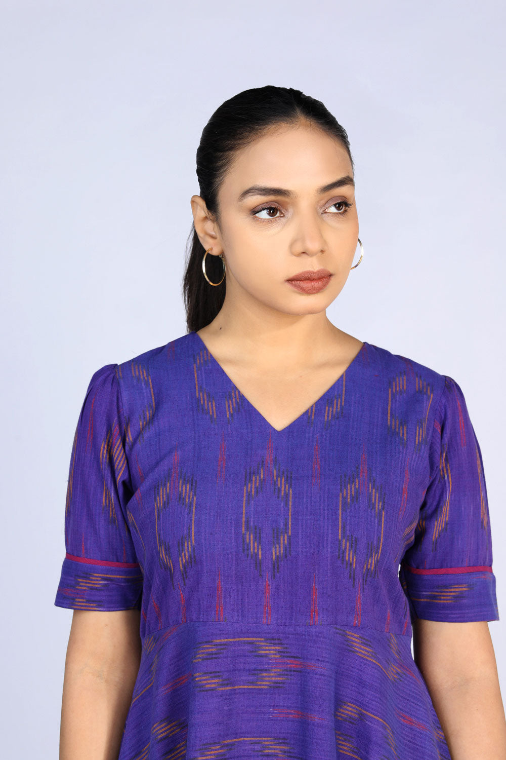 Kalanjali Ethnics Cotton Pochampally Ikat dress - view 9