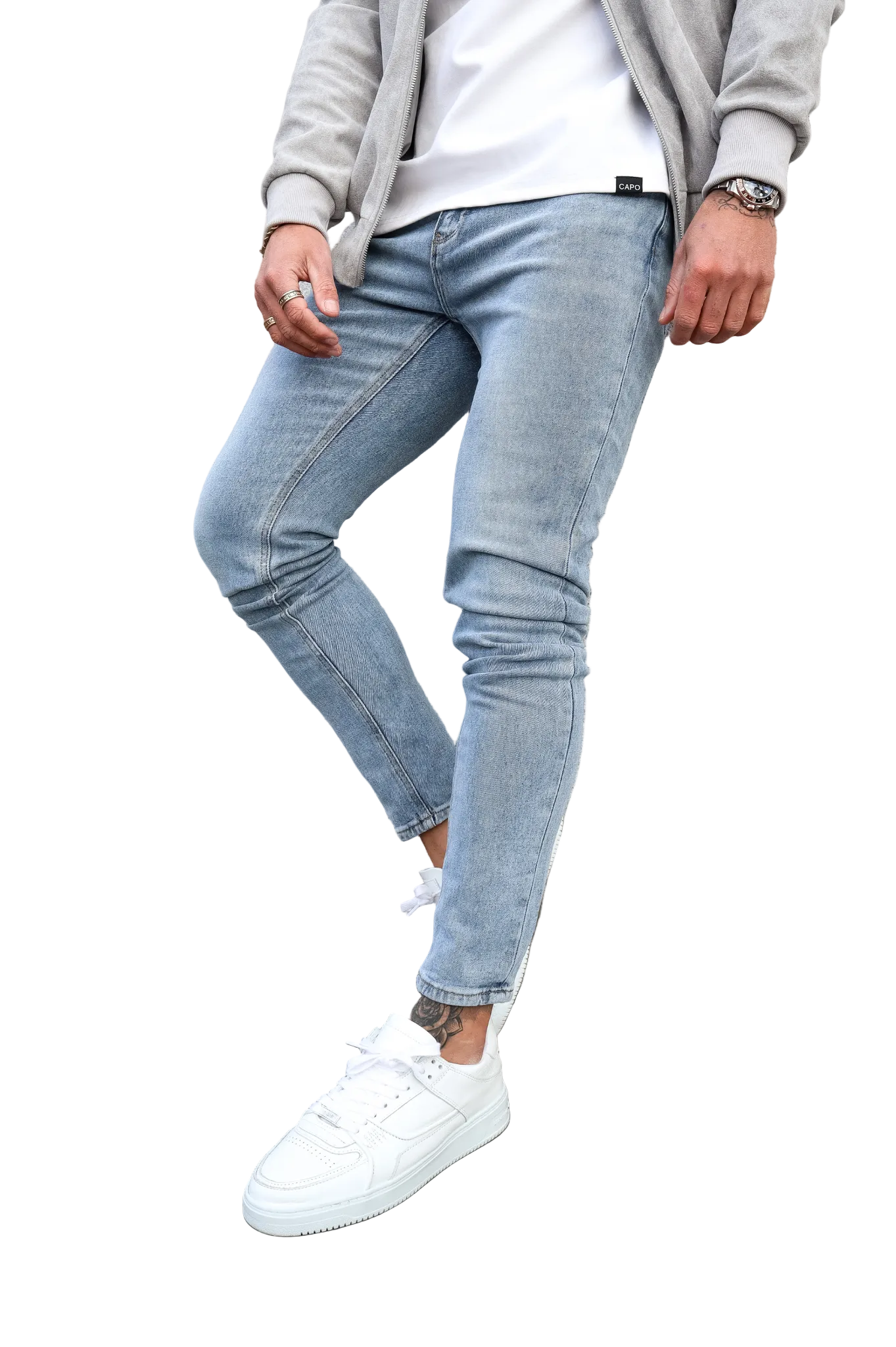 CAPO Slim Fit Blue Jeans - view 2