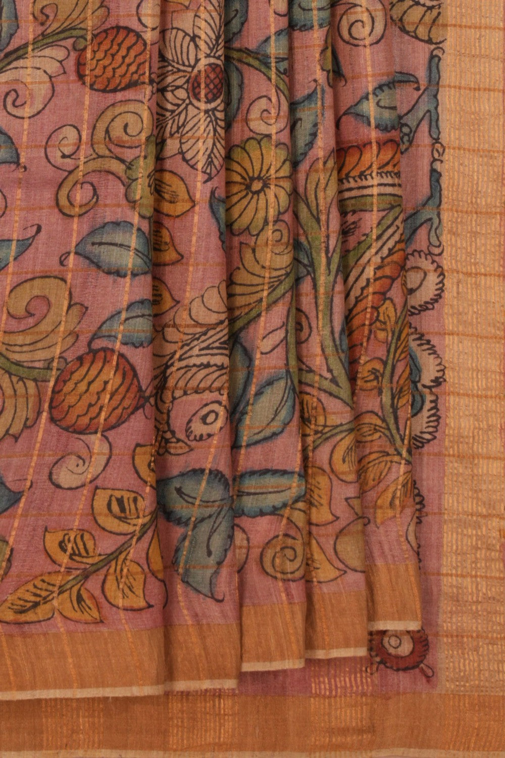 Kalanjali Kalamkari Hand-Painted Saree – Women's