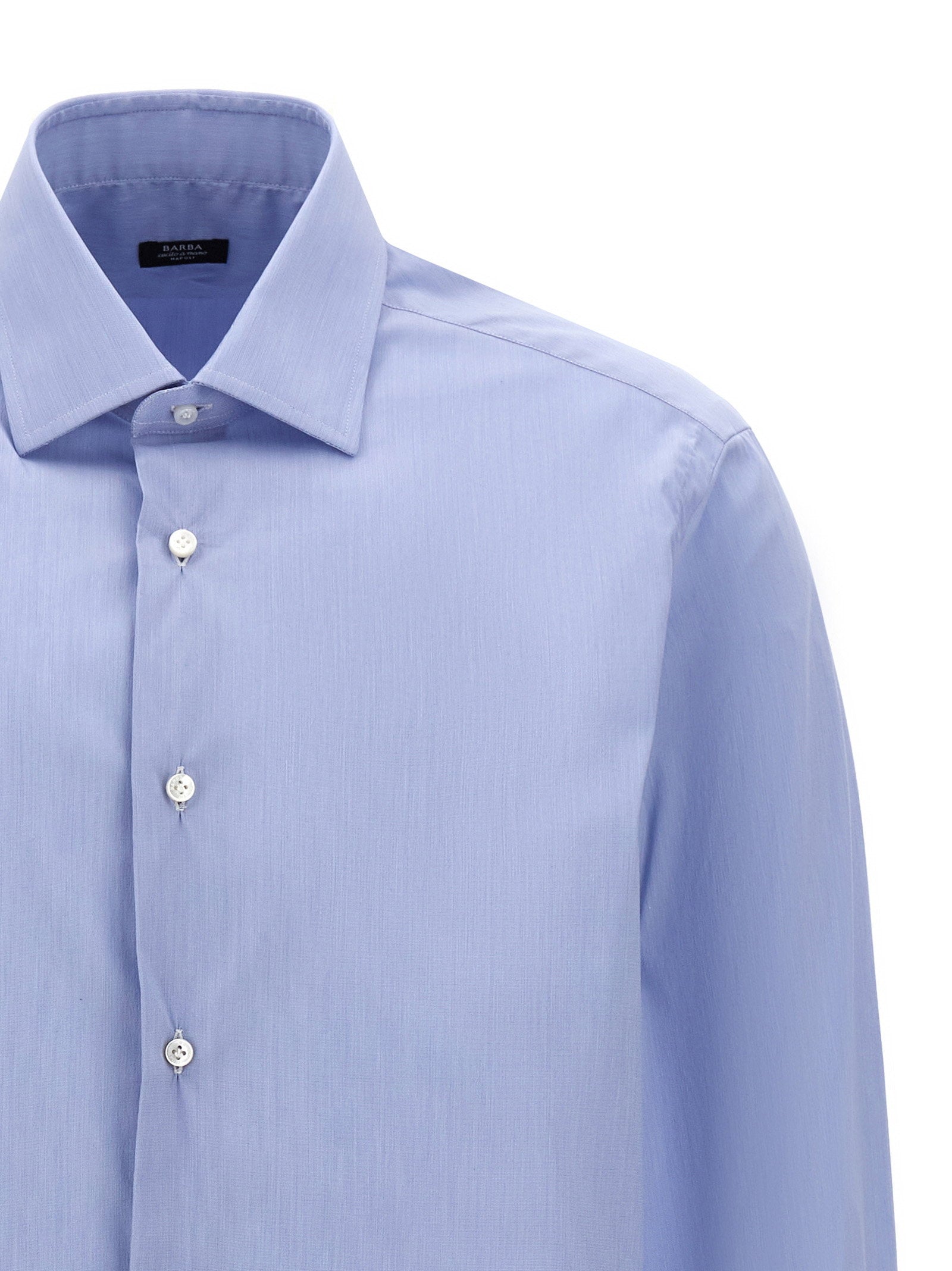 Barba Poplin Shirt – 72% co, 25% po 3% ea - view 3