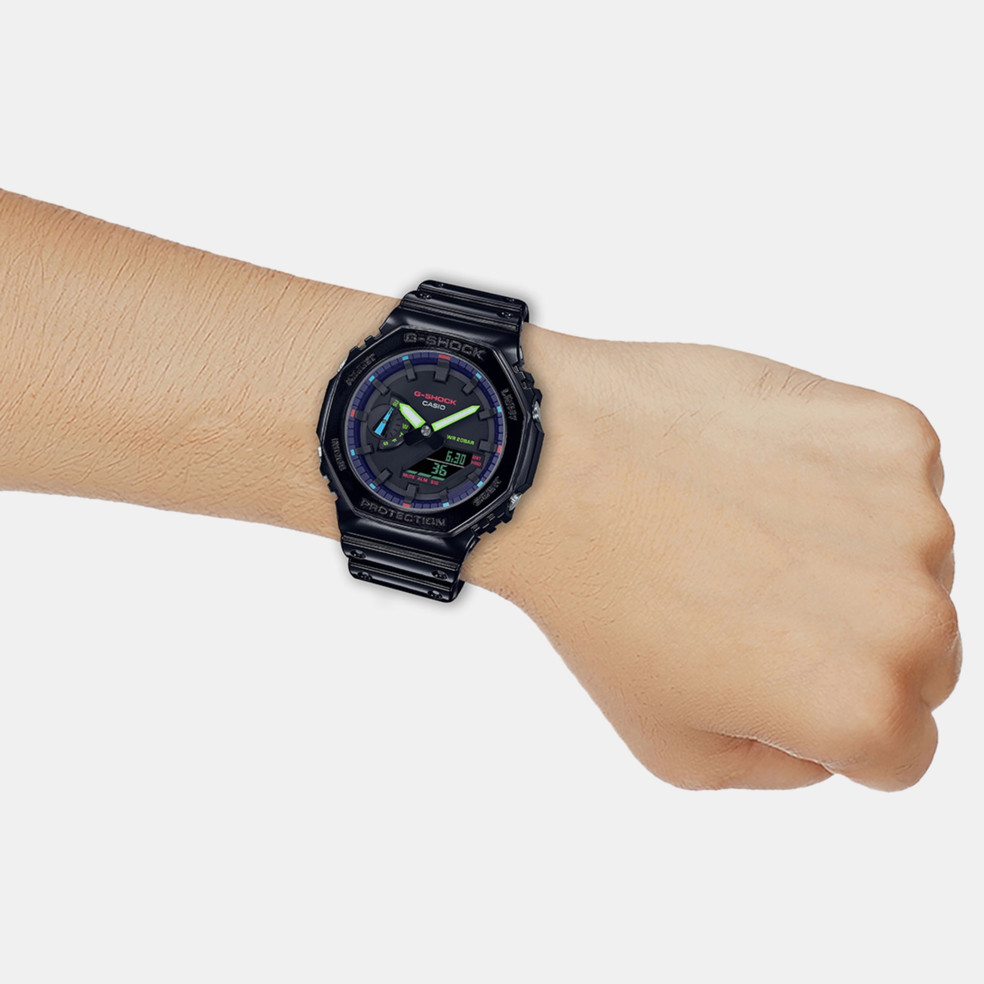 Casio G-Shock Men Quartz Black Dial Analog-Digital Resin Watch G1367 - view 6