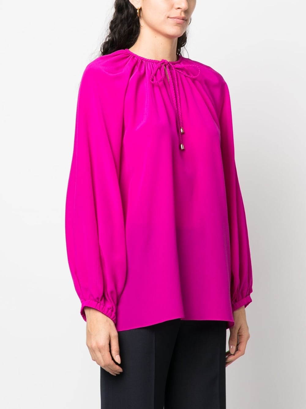 Phaeonia Anita long sleeves blouse – SILK 100% - view 2