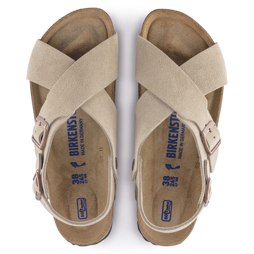 Birkenstock Tulum Suede Leather – Beige Beige/Taupe - view 3