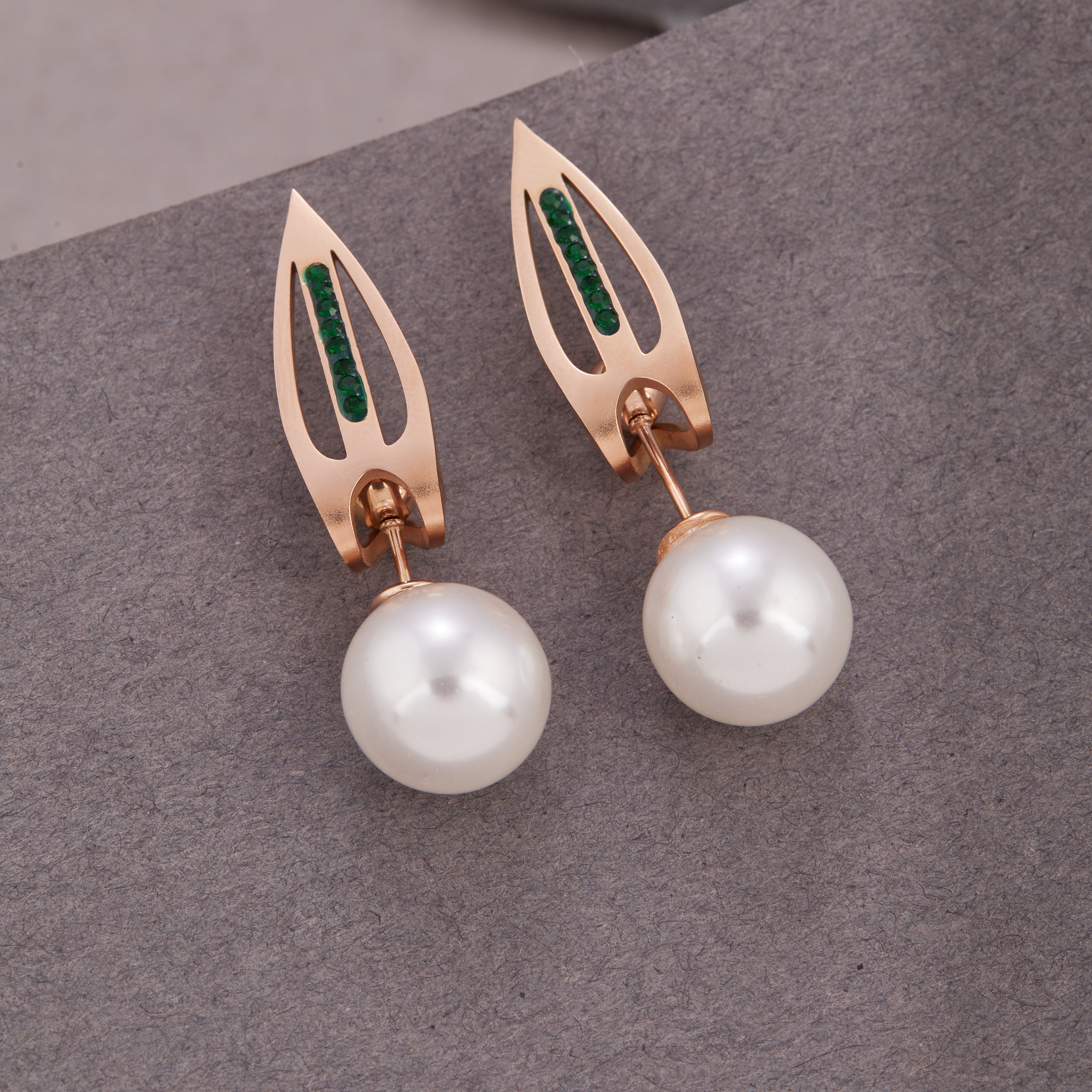 Branta Minimalist Pearl Earring For Women - view 2