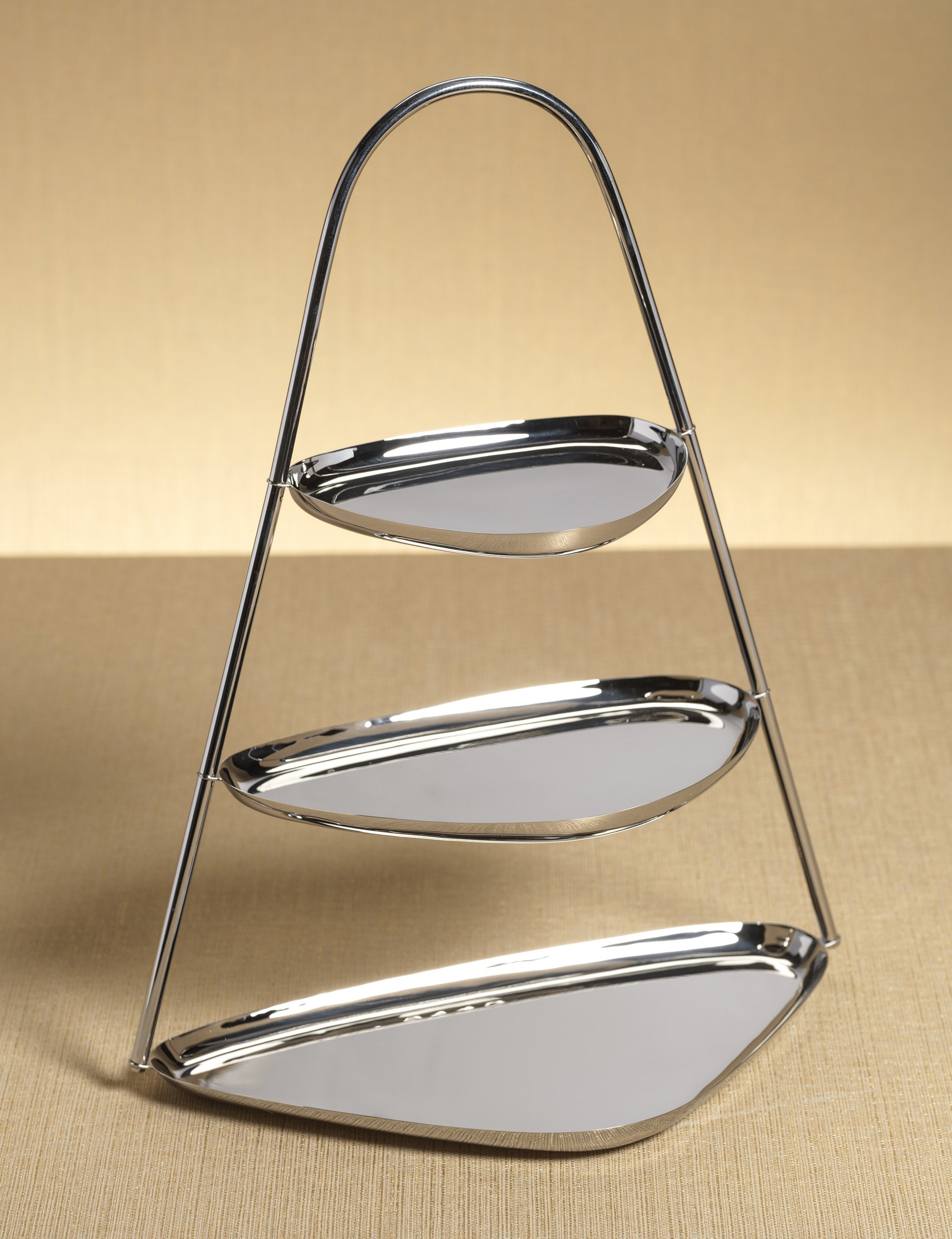Lulu and Georgia Florina Dessert Stand – Polished Nickel - view 2