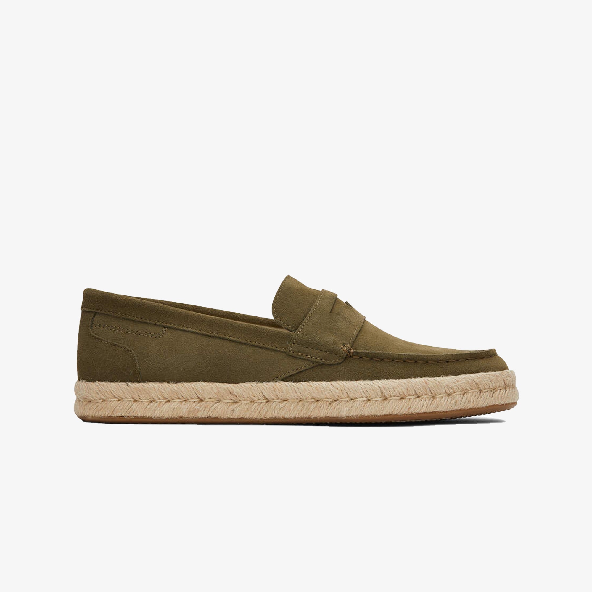 Toms | JUTE WRAP BOAT { OLIVE - view 4