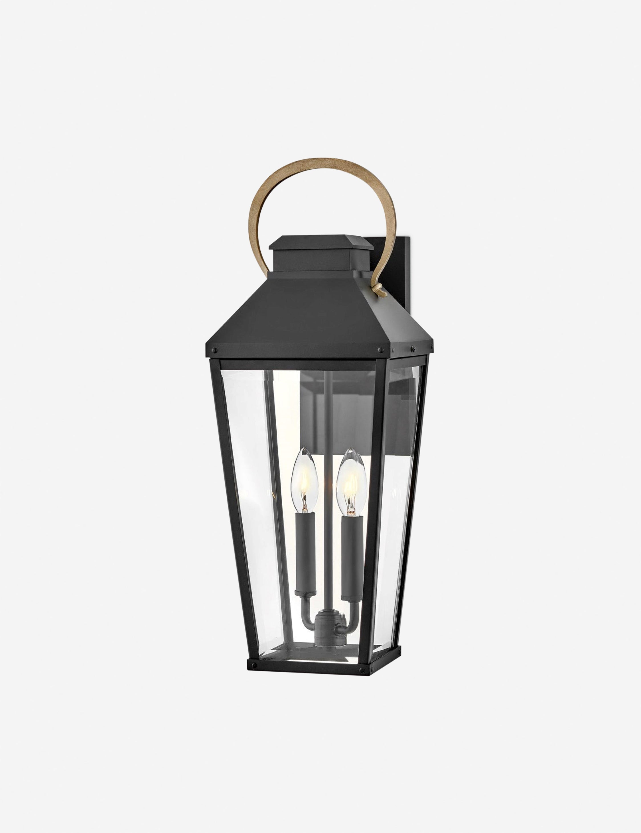 Lulu and Georgia Renshaw Outdoor Sconce – Black