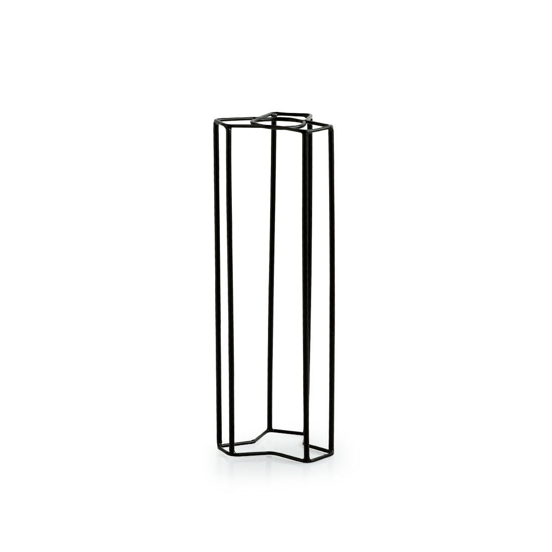 EXCLUSIVELANE 'Modern Glass Garden' Test Tube Table Planter/Vase (10 Inch, Black) - view 5