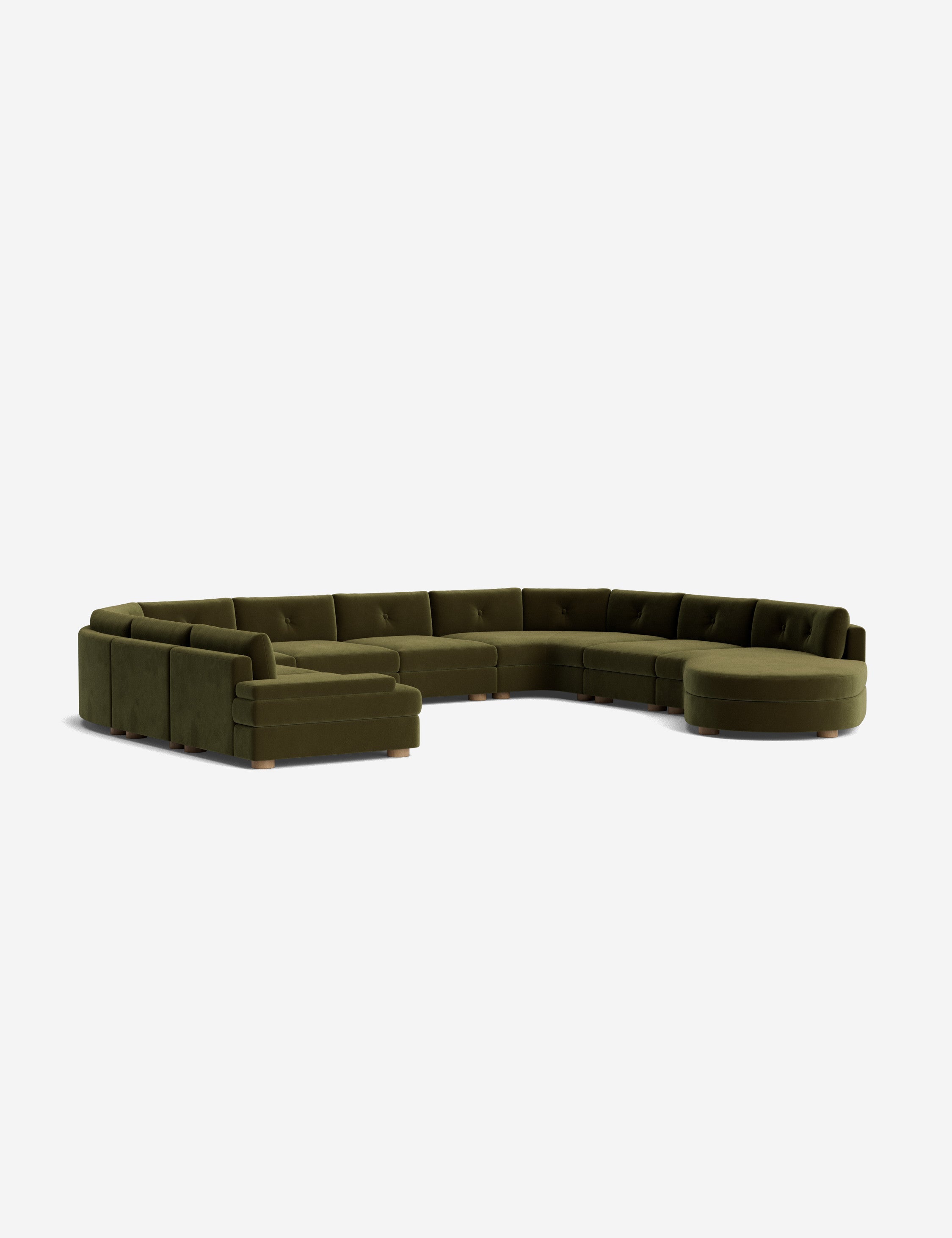 Lulu and Georgia Hill Modular U-Shaped Sectional Sofa - view 48