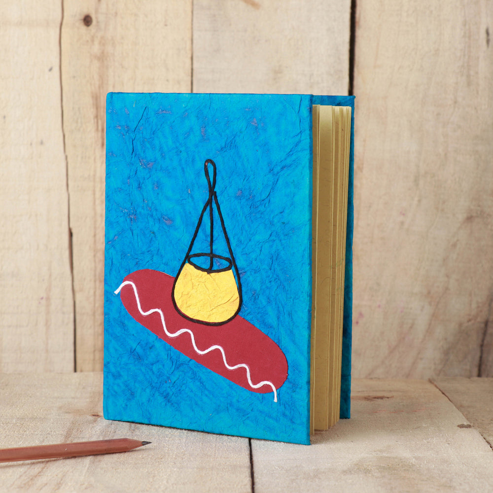 KHUSHBASH - HAPPY LOOM OF EAST Bengal Handmade Paper Notebook (7.5 x 5 in)