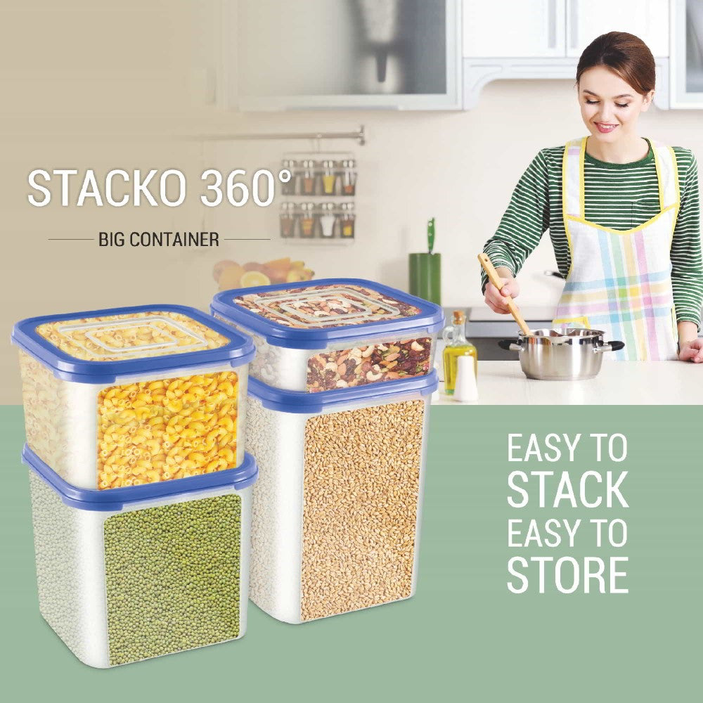 Stacko 360 Square Container (Milton) – Blue - view 4