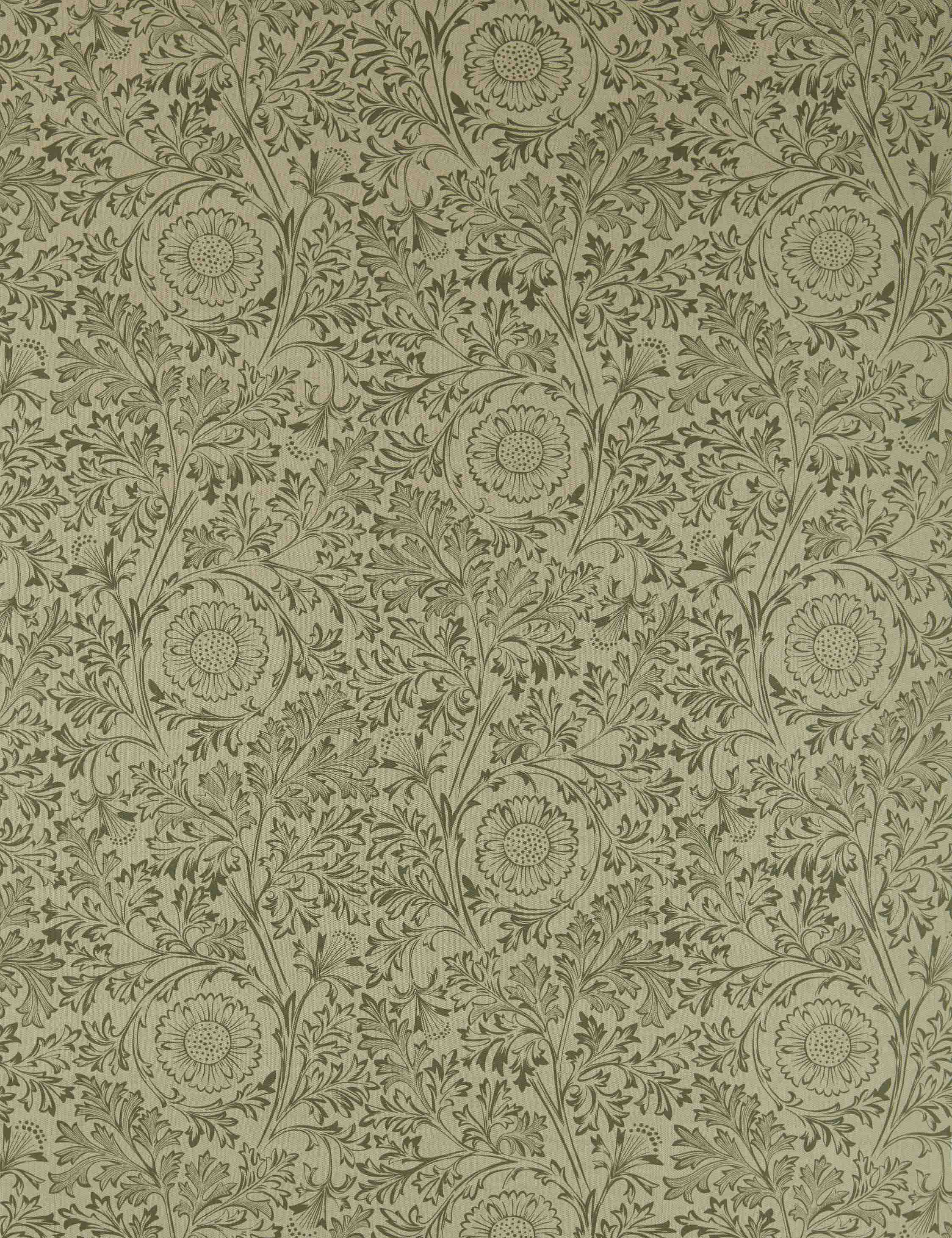 Lulu and Georgia Chamomile Linen Blend Fabric by Morris & Co. - view 2
