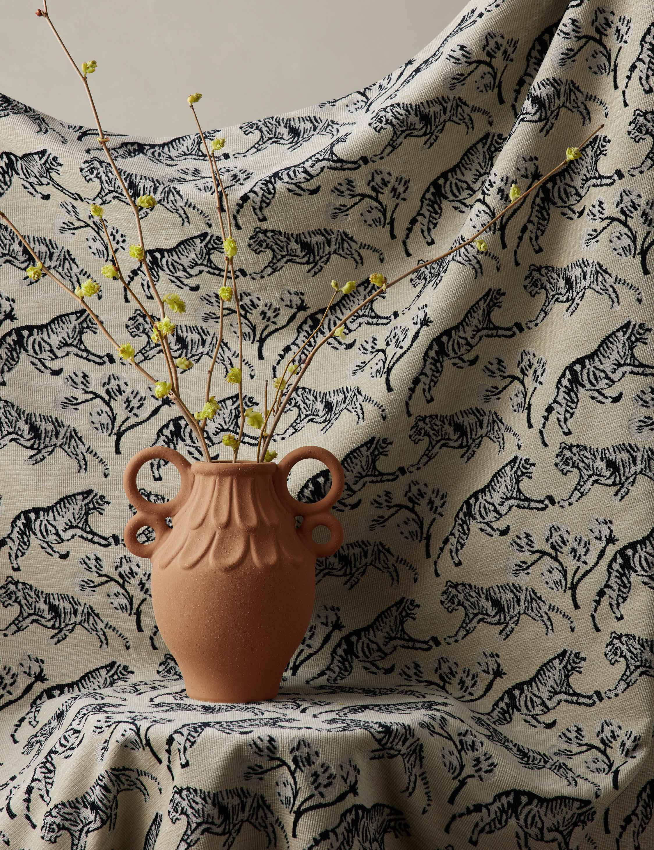 Lulu and Georgia Tiger Jacquard Fabric by Sarah Sherman Samuel - view 2