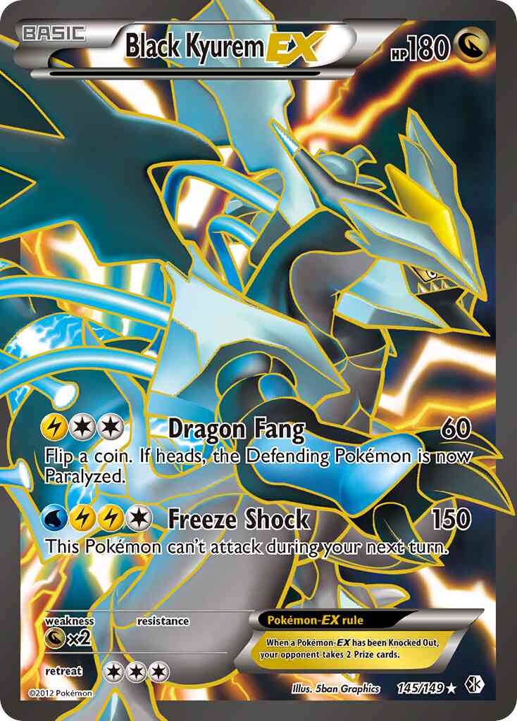 Rare ultra bw7-145 – Pokémon Black Kyurem-EX - 145/149 - Rare Ultra [bw7-145] [Ultra]