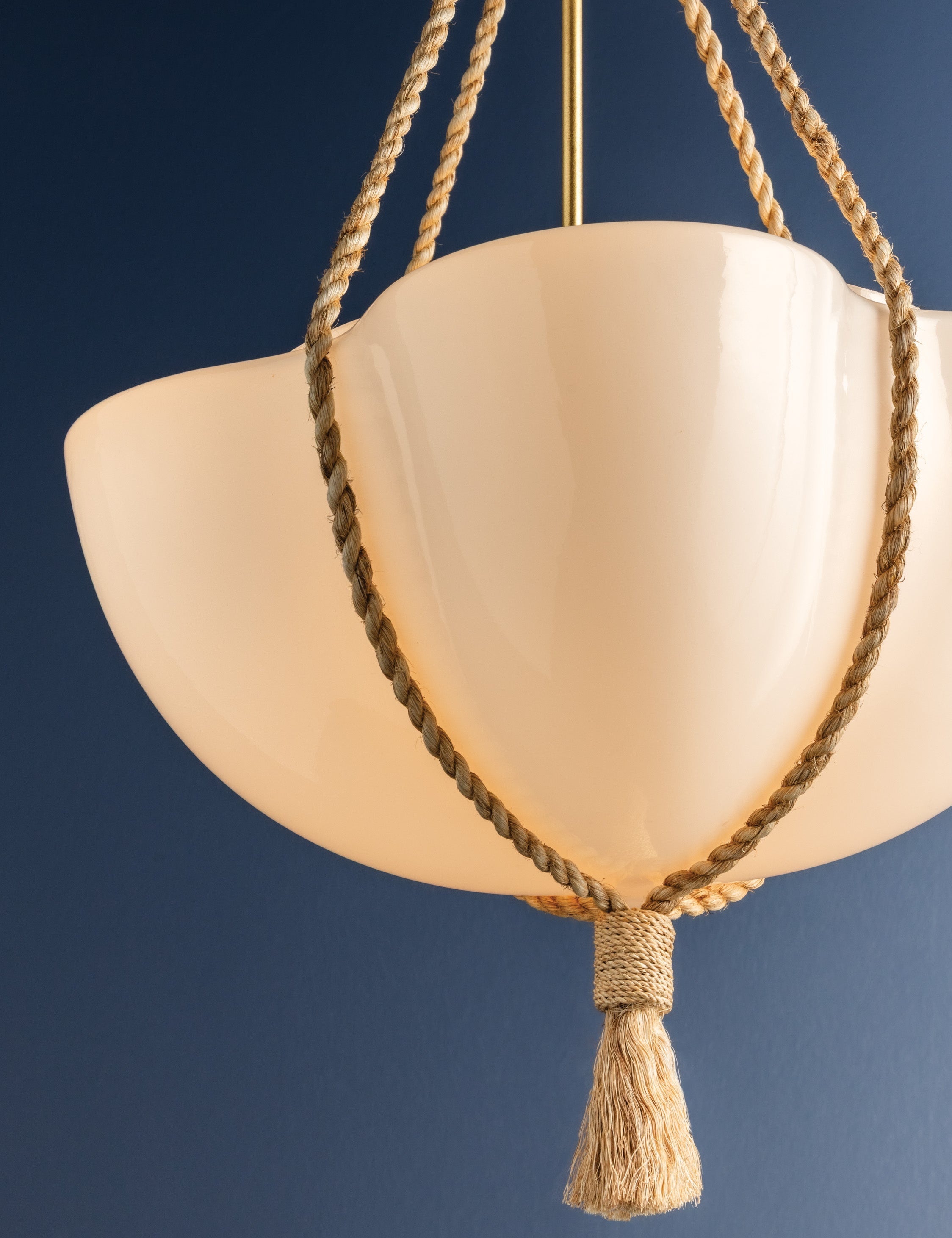 Lulu and Georgia Bosaro Pendant Light – Brass - view 7