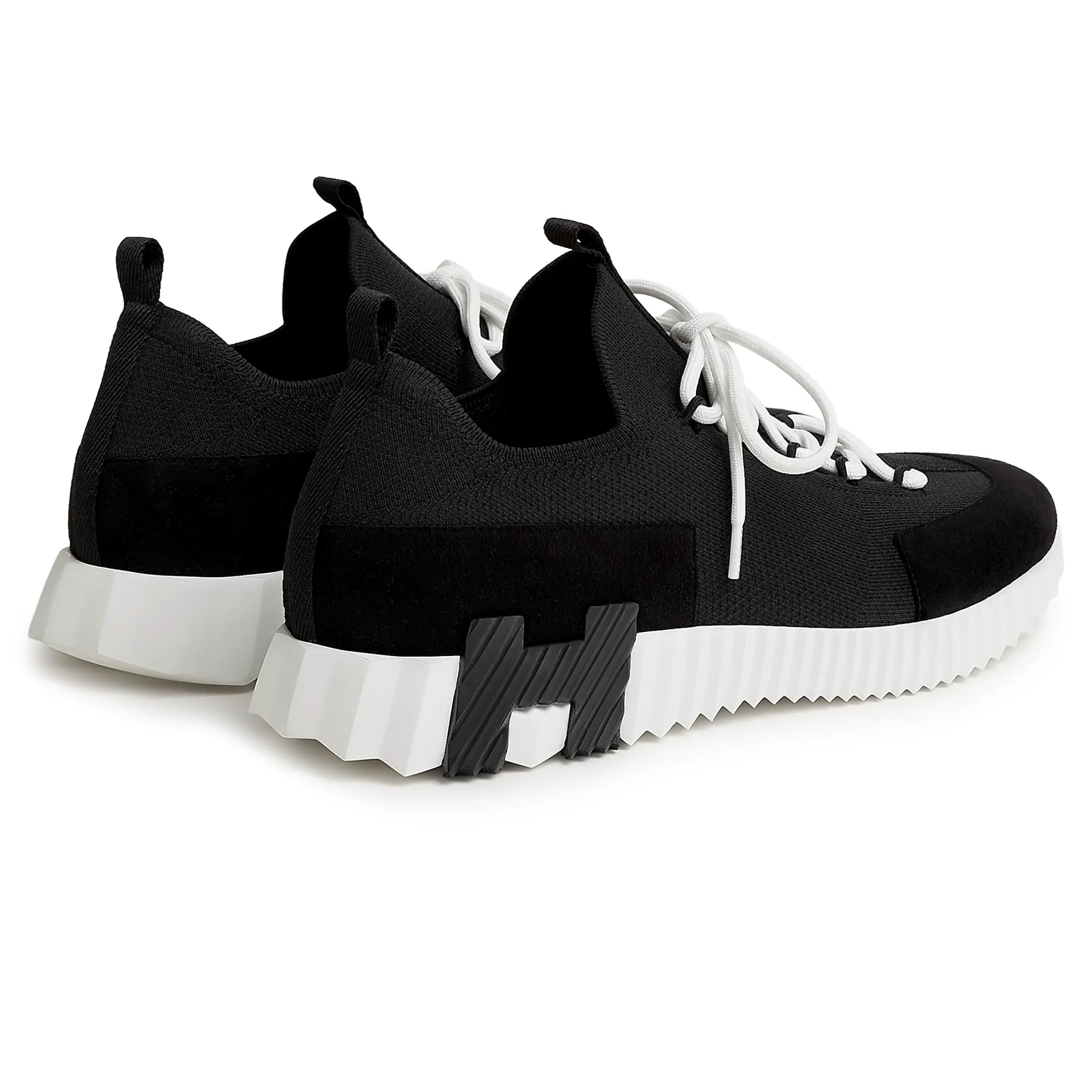 Hermès Paris Hermes Paris Lift Slip-On Noir Blanc Sneaker - view 2