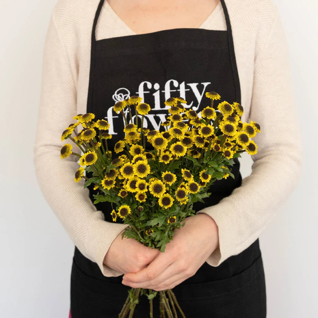 FiftyFlowers Mini Yellow Santini