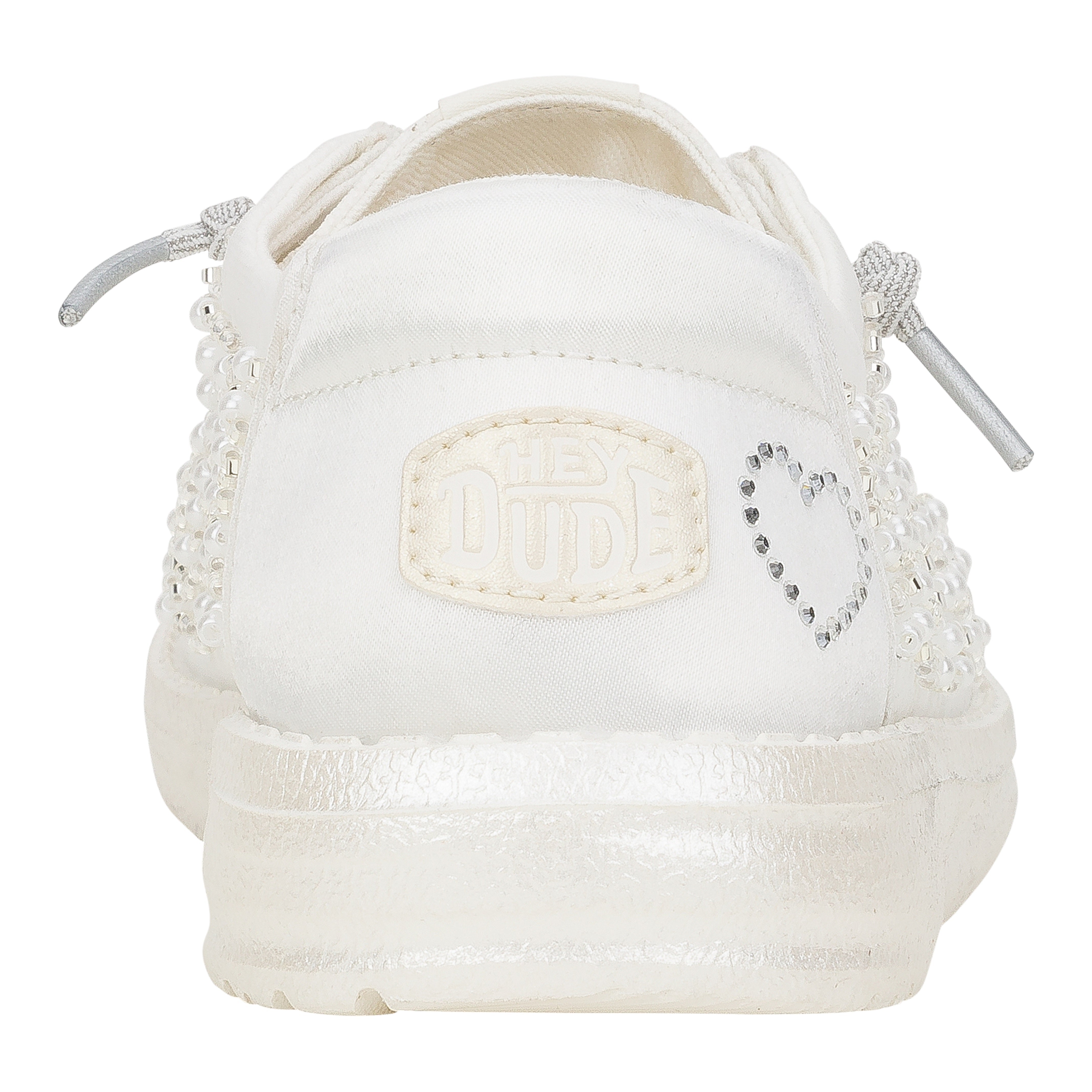 HEYDUDE shoes Wendy Bridal Pearl - White/Silver - view 5