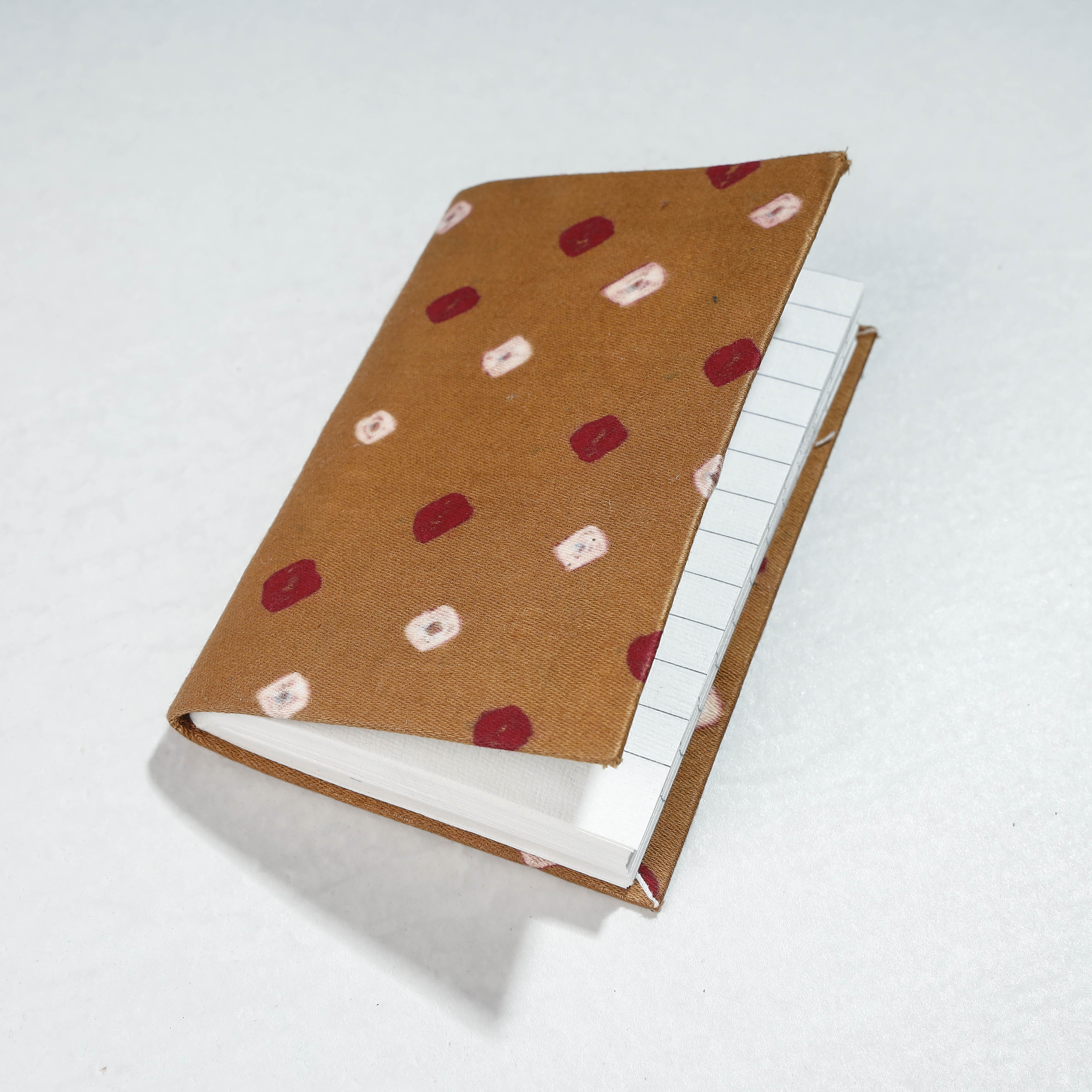 CHUTNEY CRAFT STUDIO Brown - Bandhani Cover Handmade Paper Notebook (5 x 3.5 in) - view 2