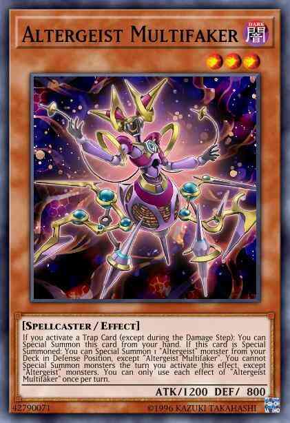 Yu-Gi-Oh! Altergeist Multifaker - MP19-EN009 - Prismatic Secret Rare - 1st Edition