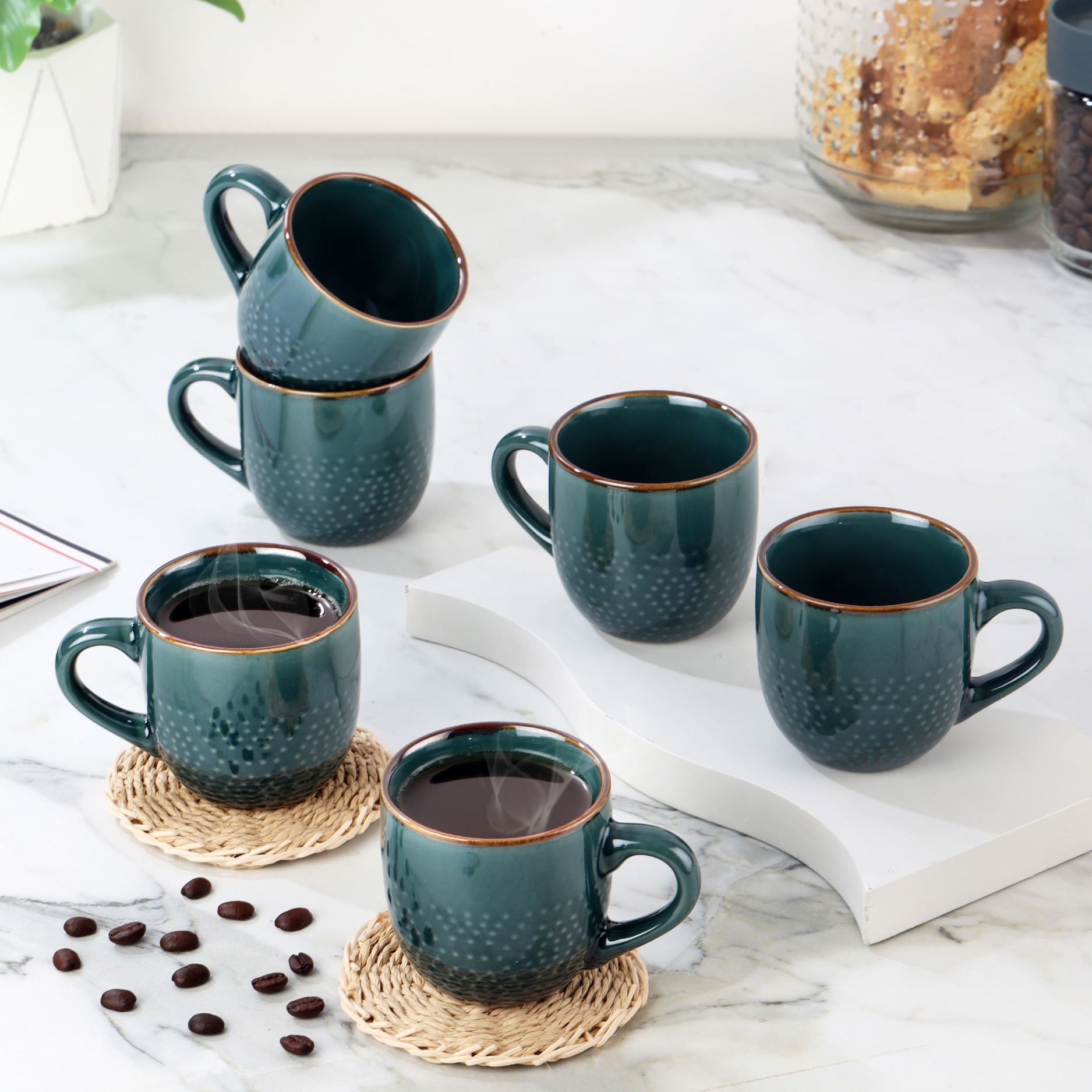 Cello Hampshire 6 Pieces Ceramic Mug - view 5