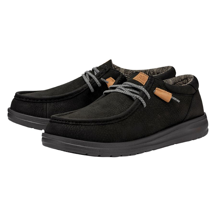HEYDUDE shoes Paul Craft Leather - Black – Men's - view 2