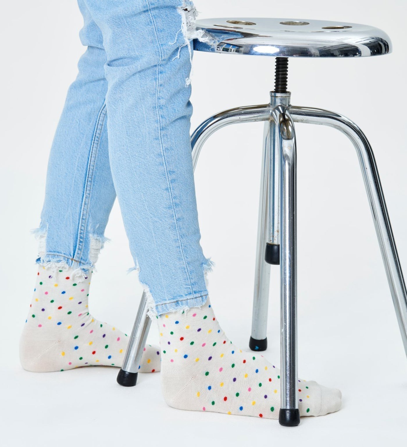 Happy Socks Unisex Dot Calf Length Socks for Women and Men - view 2