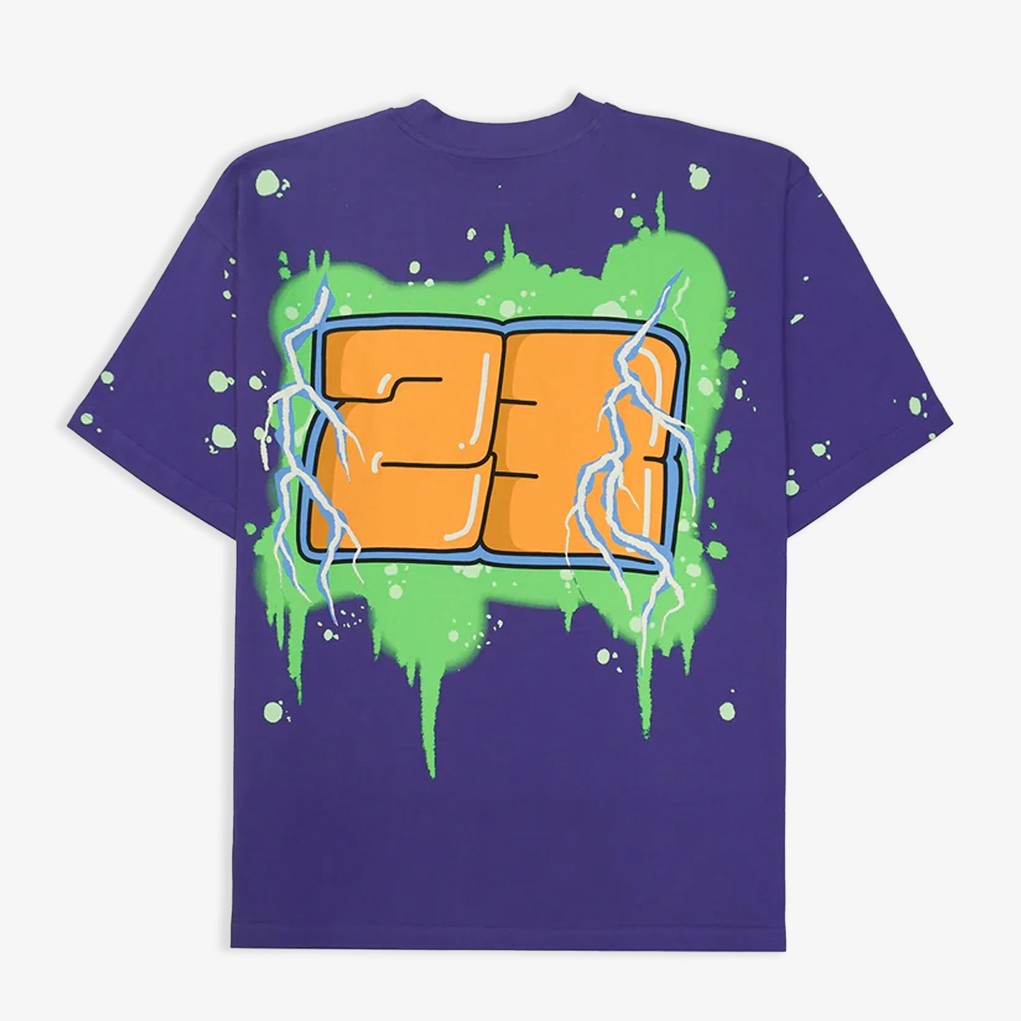Jaywalking | Blotch 23 T-shirt { Purple - view 2