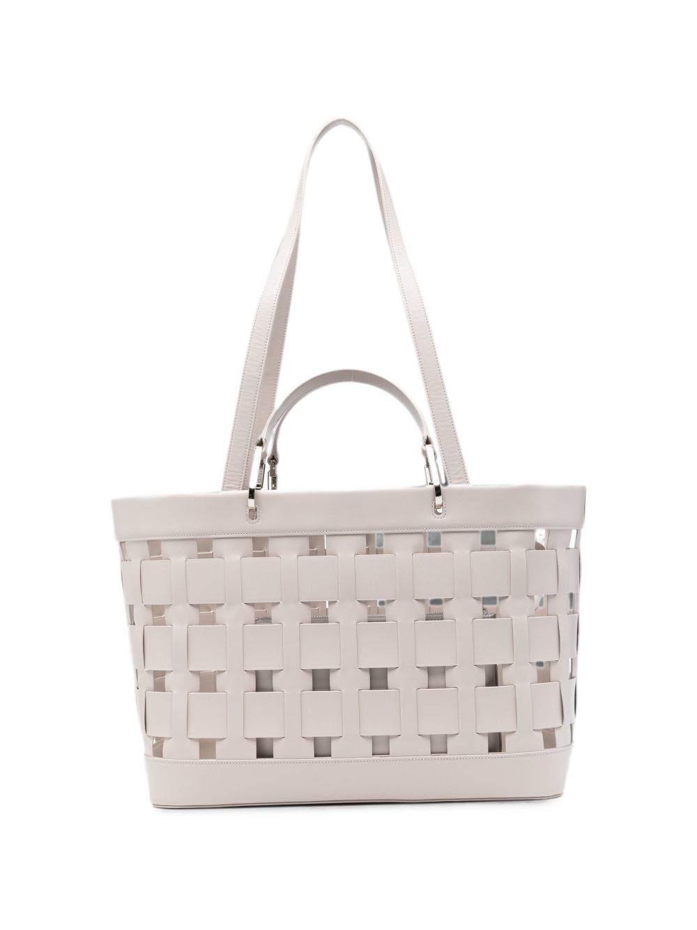 Emporio Armani Woven Tote Bag – 100% Polyurethane