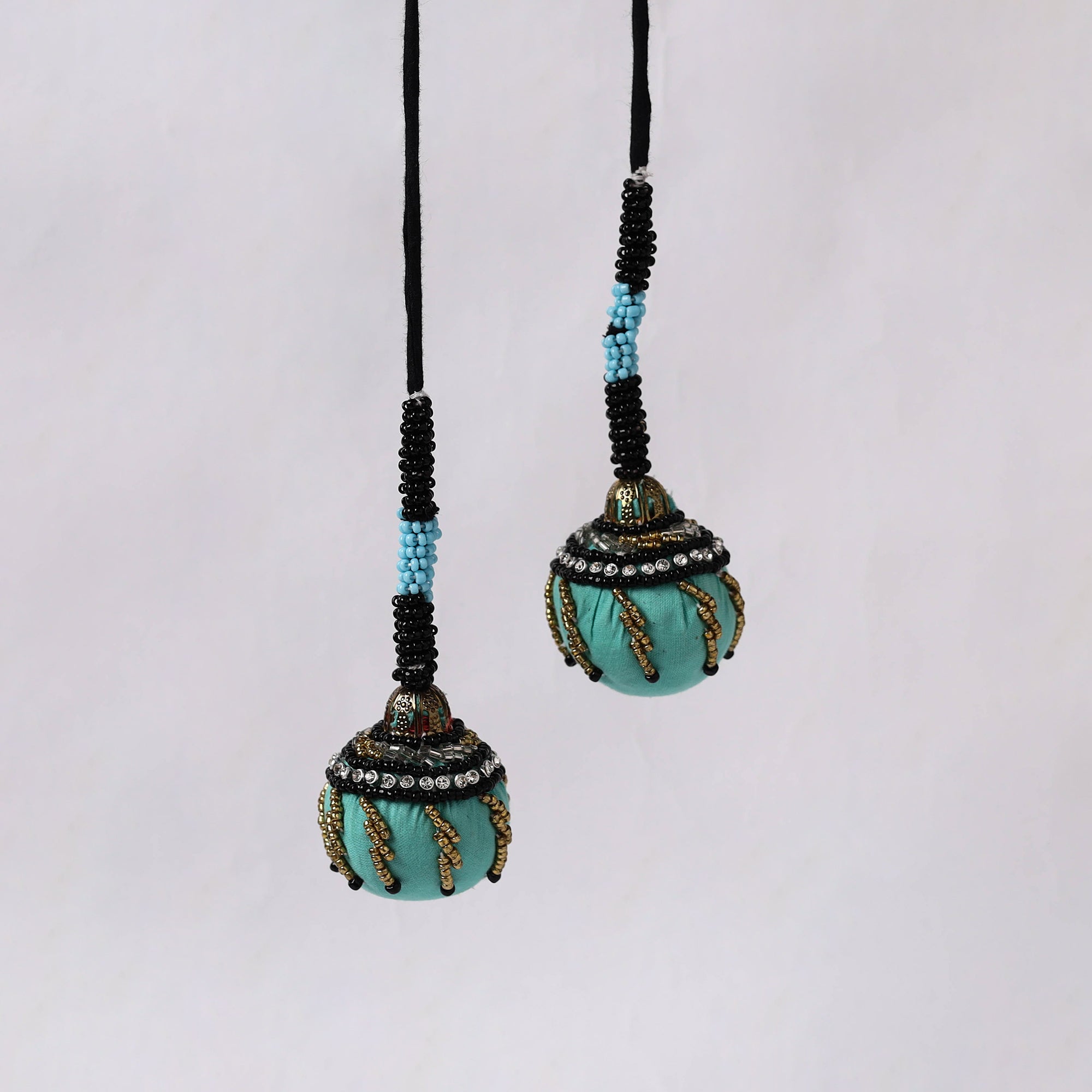 NOORI BAZAR Beadwork Handmade Latkan Tassels for Clothing 92