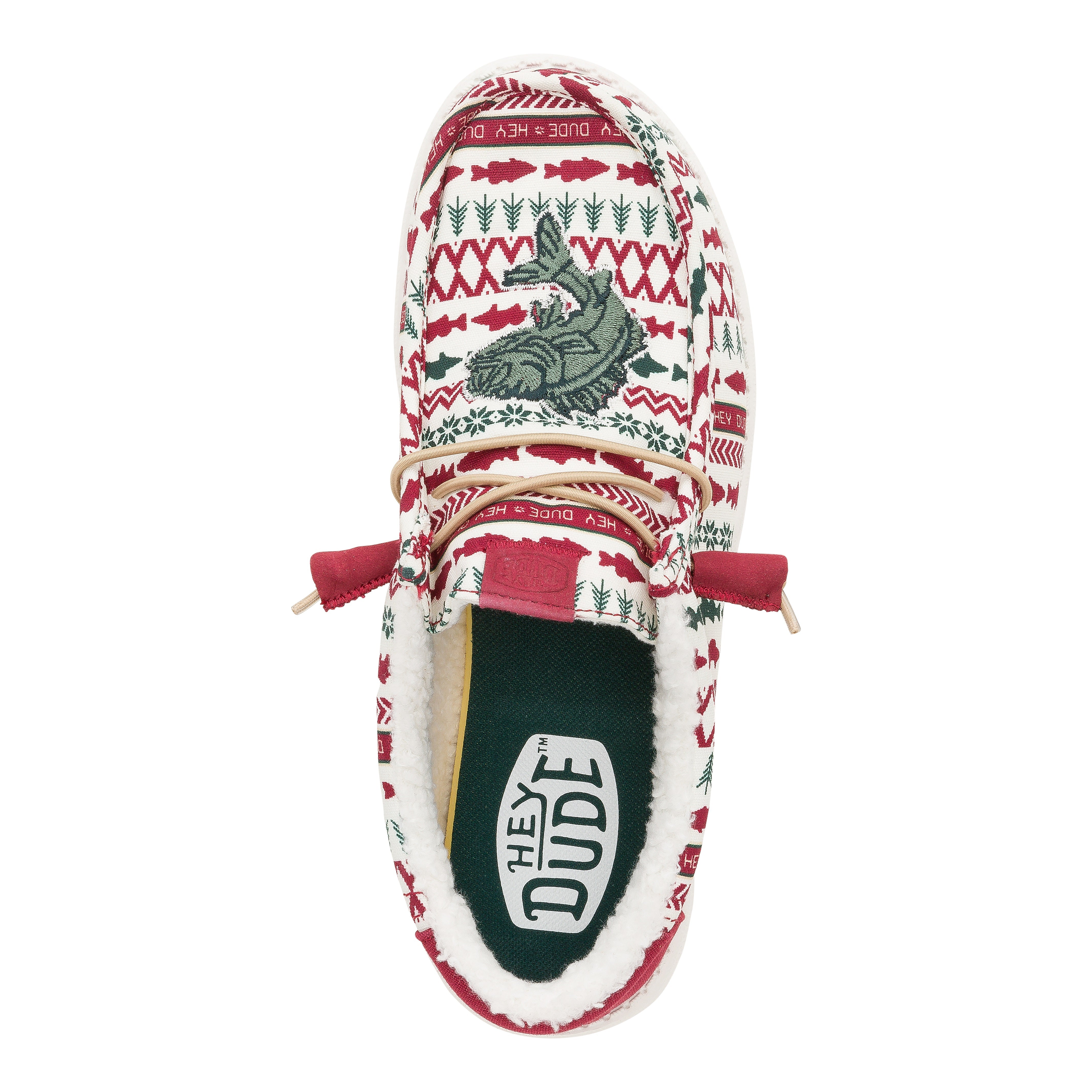 HEYDUDE shoes Wally Merry Fishmas Sweater - Multi/Red - view 6
