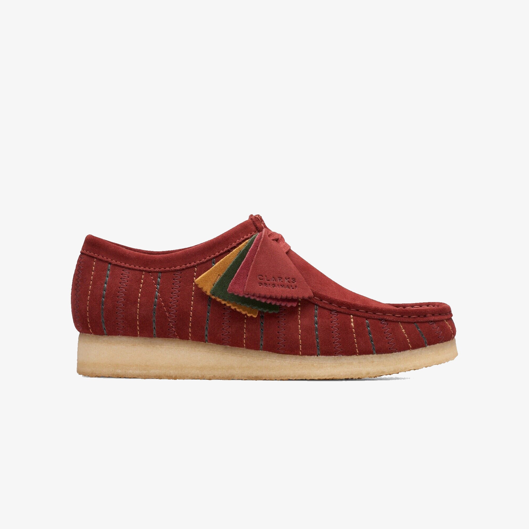 Clarks Originals | WALLABEE CUP { BURGUNDY COMBI - view 5