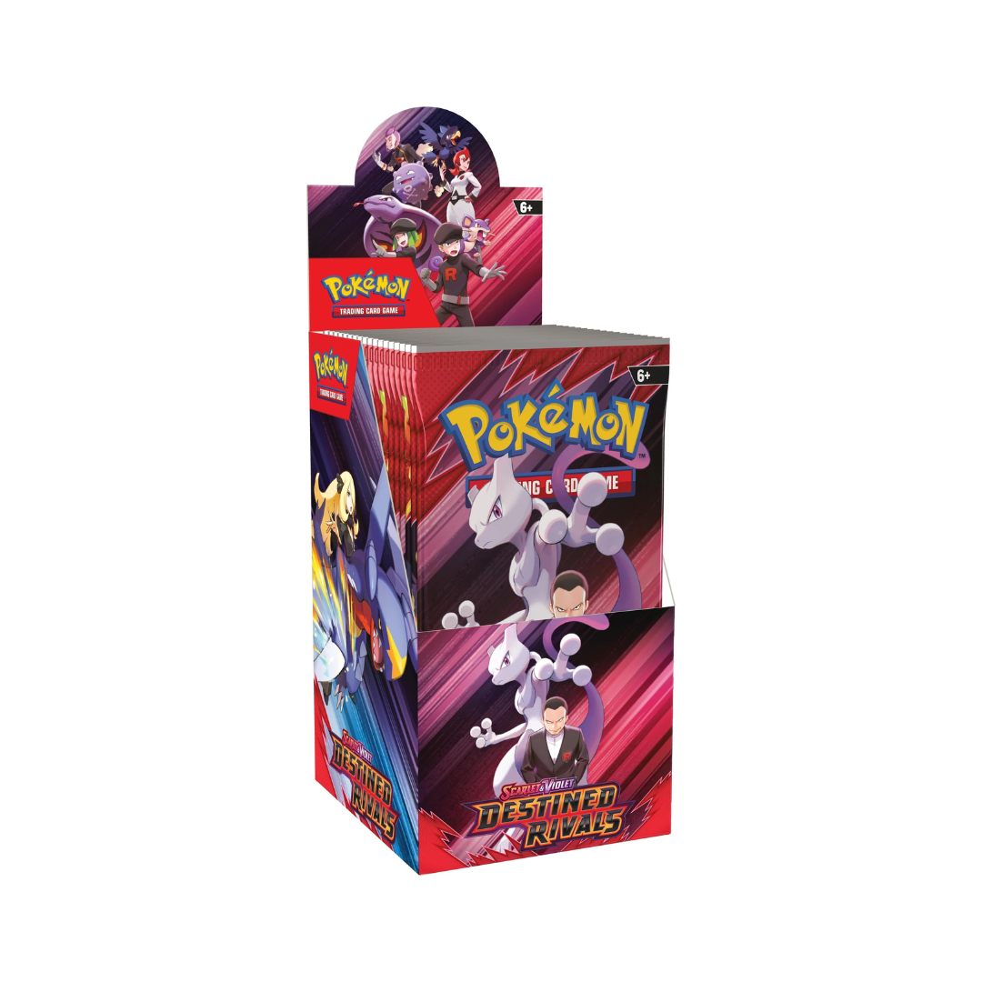 Scarlet violet destined – 2025 Pokémon Scarlet & Violet Destined Rivals Half Booster Box (18 Packs)