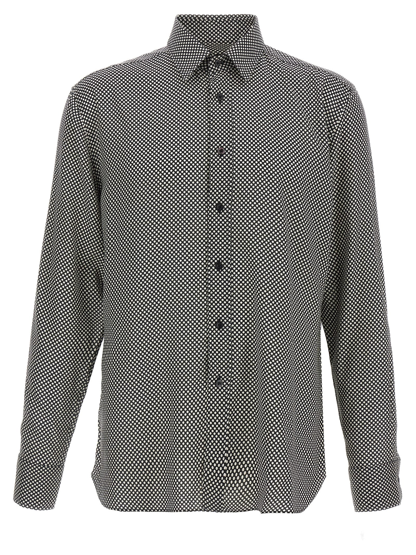 Tom Ford Polka Dot Shirt – 100% lyocell