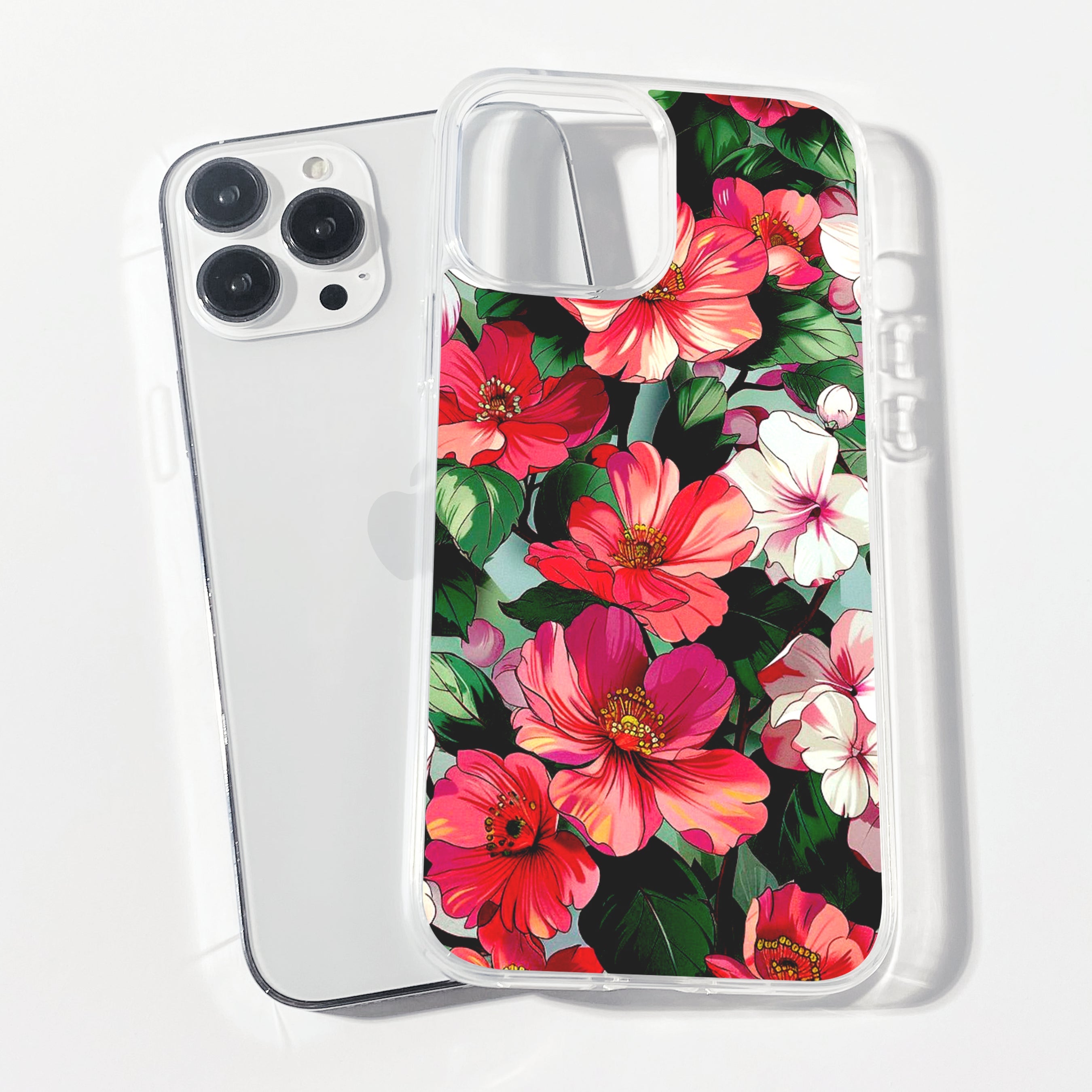 Casebasket Florette Clear Silicone Phone Cover