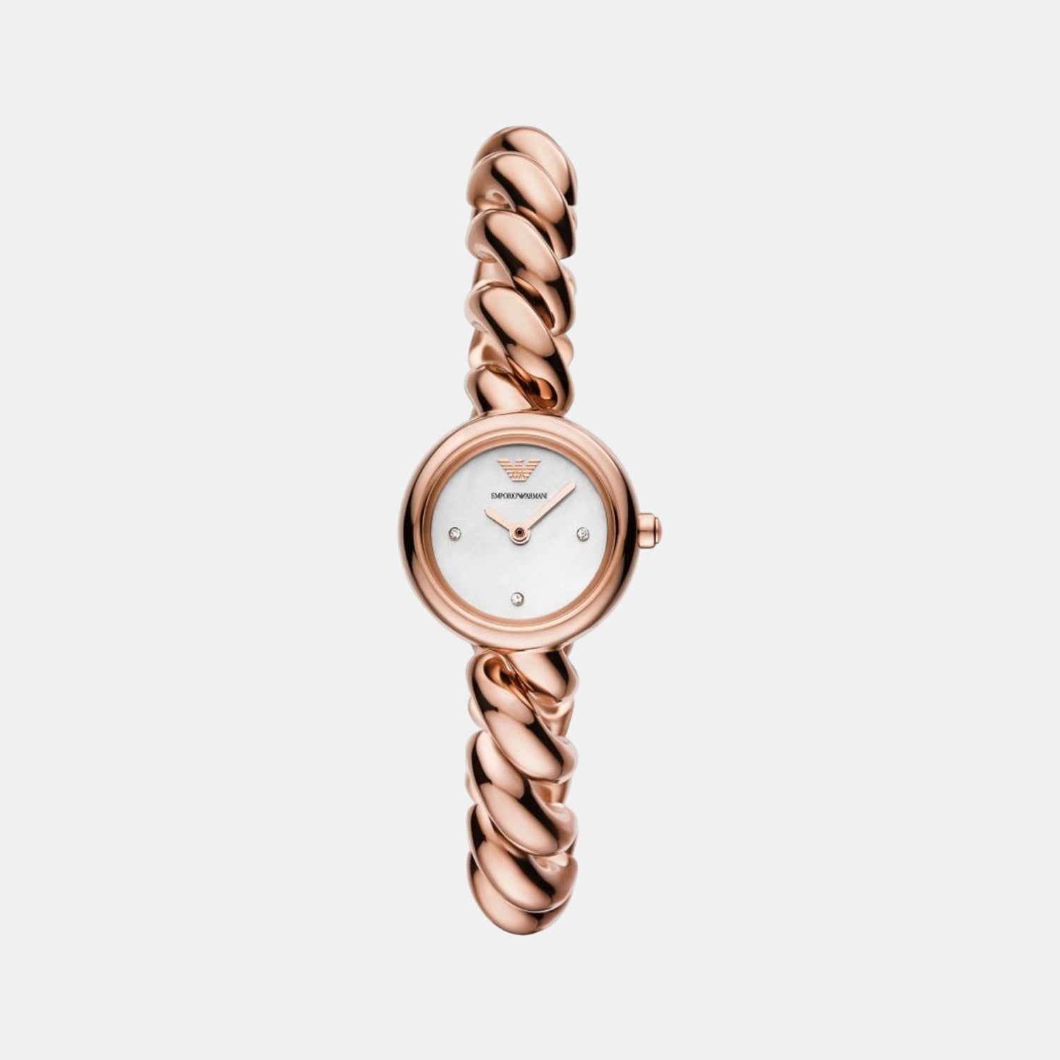 Emporio Armani Alessia Women Quartz White Dial Analog Stainless Steel Watch AR11442